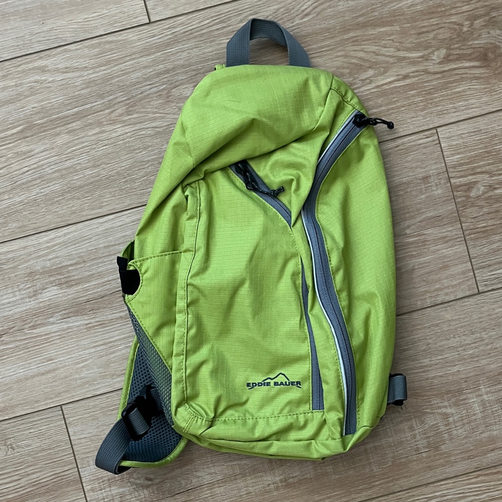 Eddie Bauer Lime Green One Strap Backpack